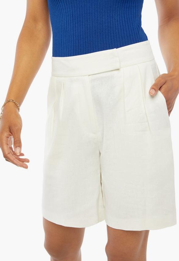 JustFab Margaux Platform Loafer Pump Womens Black/ White Size 8.5 Product Image