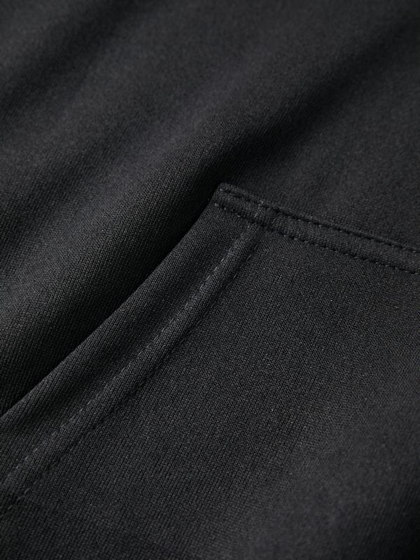 Men's Contrast Color Spider Embroidery Full Zip Oversized Hoodie Product Image