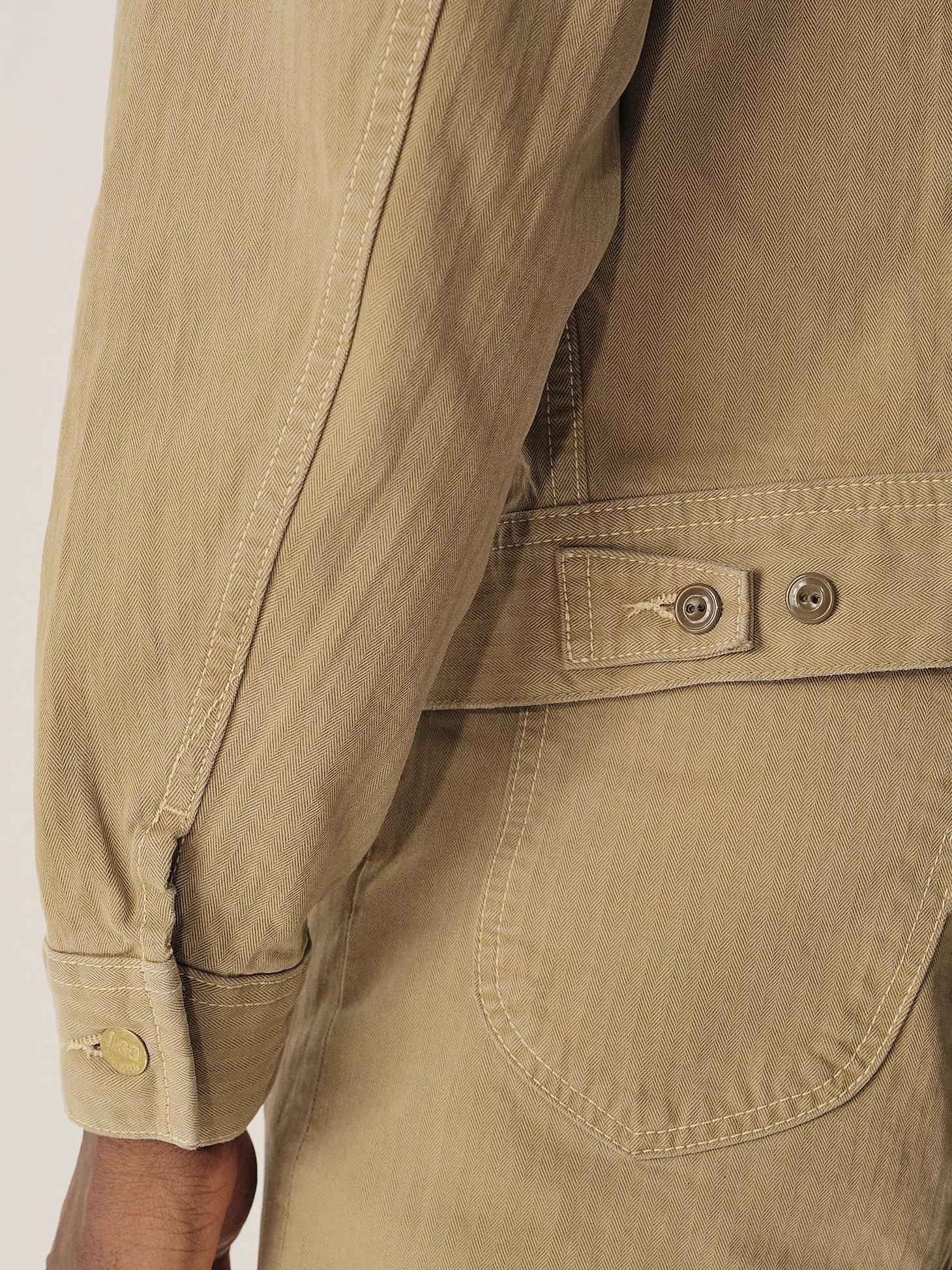 Men's Lee® x Buck Mason Herringbone Twill 101J Jacket | Men's Jackets & Outerwear | Lee® Product Image