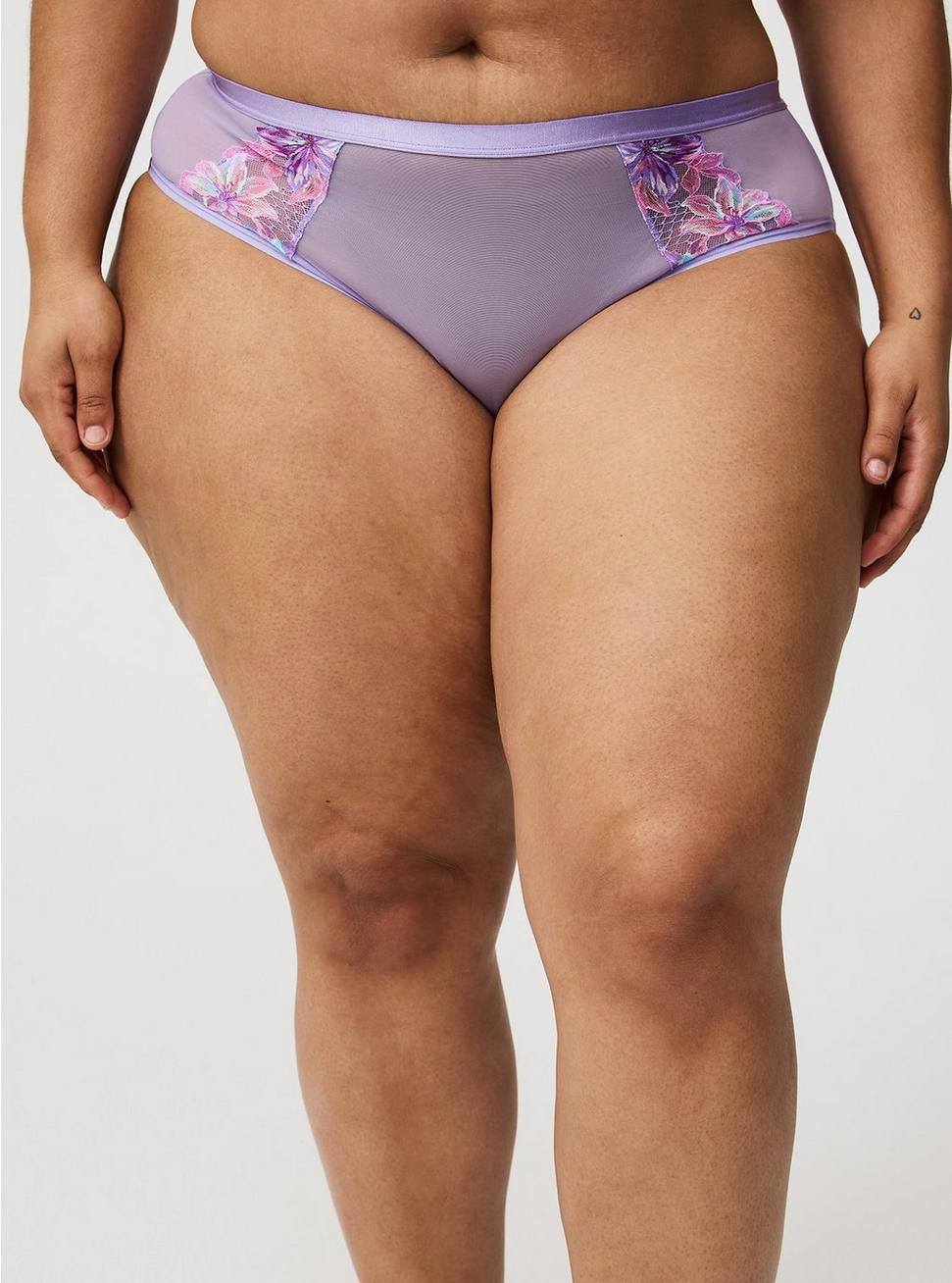 Lace Mid-Rise Hipster Panty Product Image