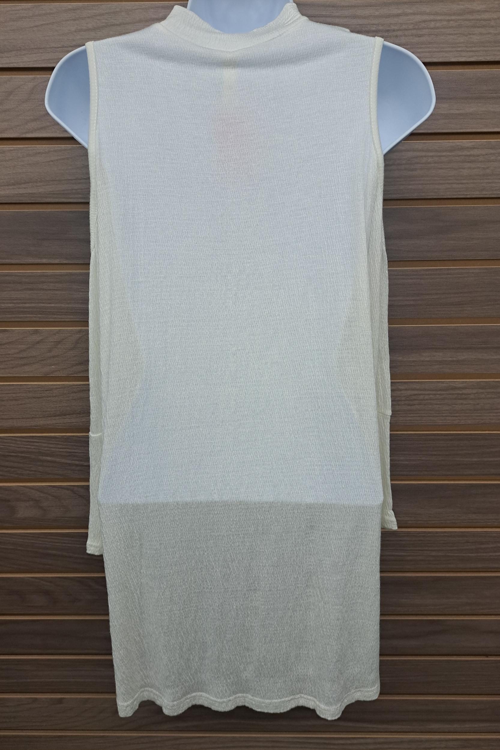 Cold shoulder with lace high neck Product Image