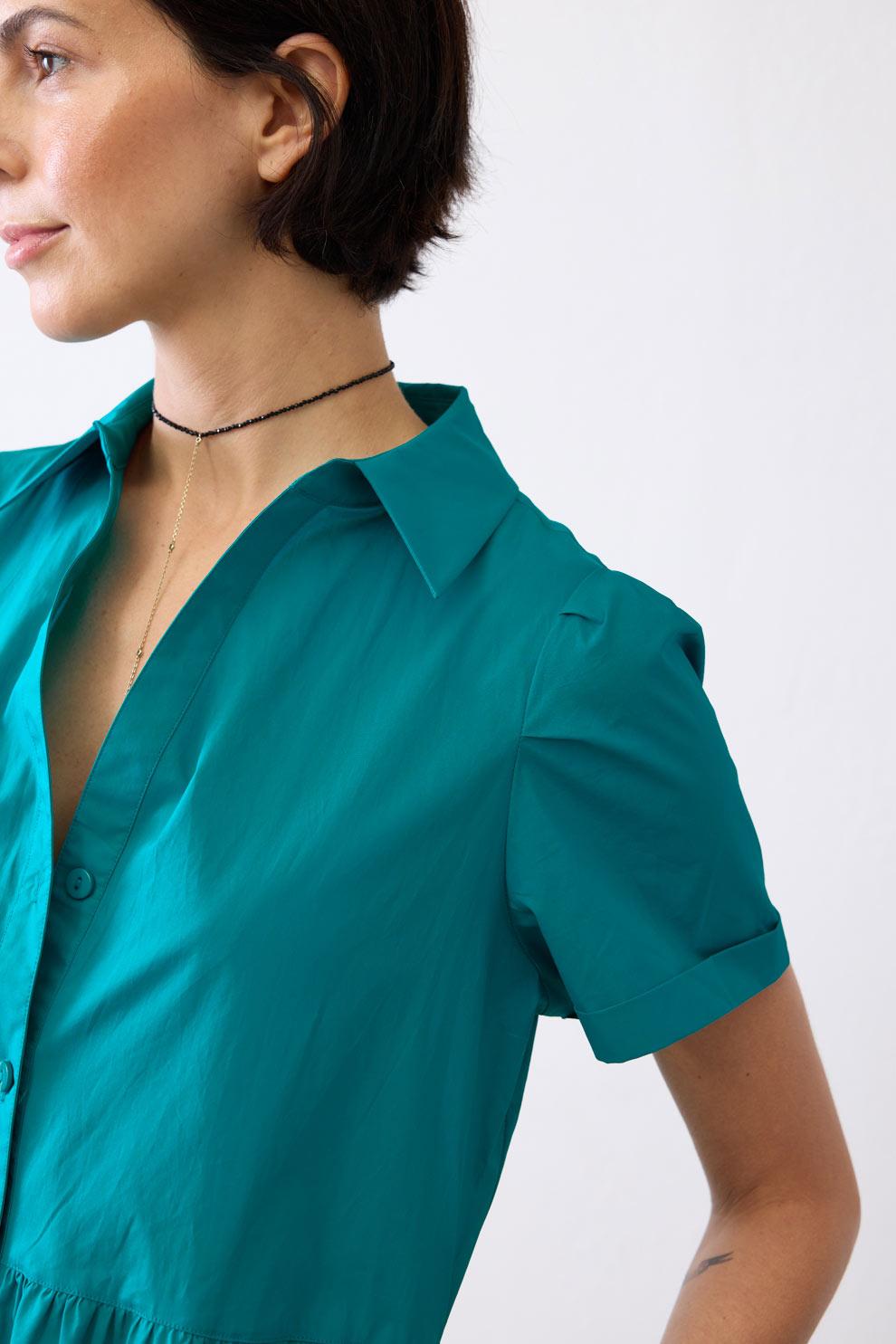 Breaking Free Long Poplin Dress Product Image