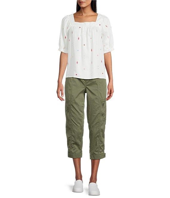 Westbound Short Sleeve Square Neck Top Product Image