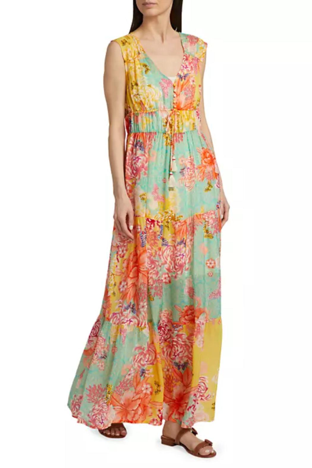 Maje Tiered Maxi Dress Product Image