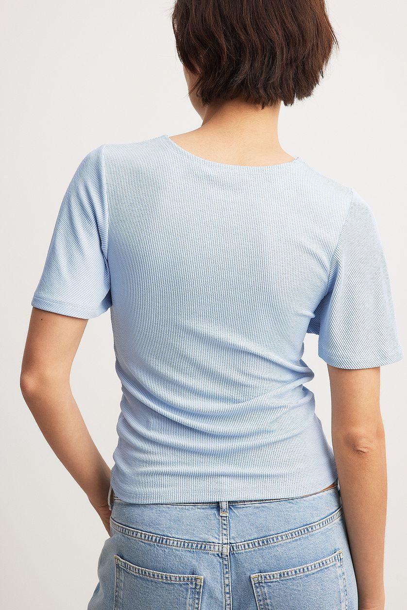 Soft Rib Butterfly Sleeve Top Product Image