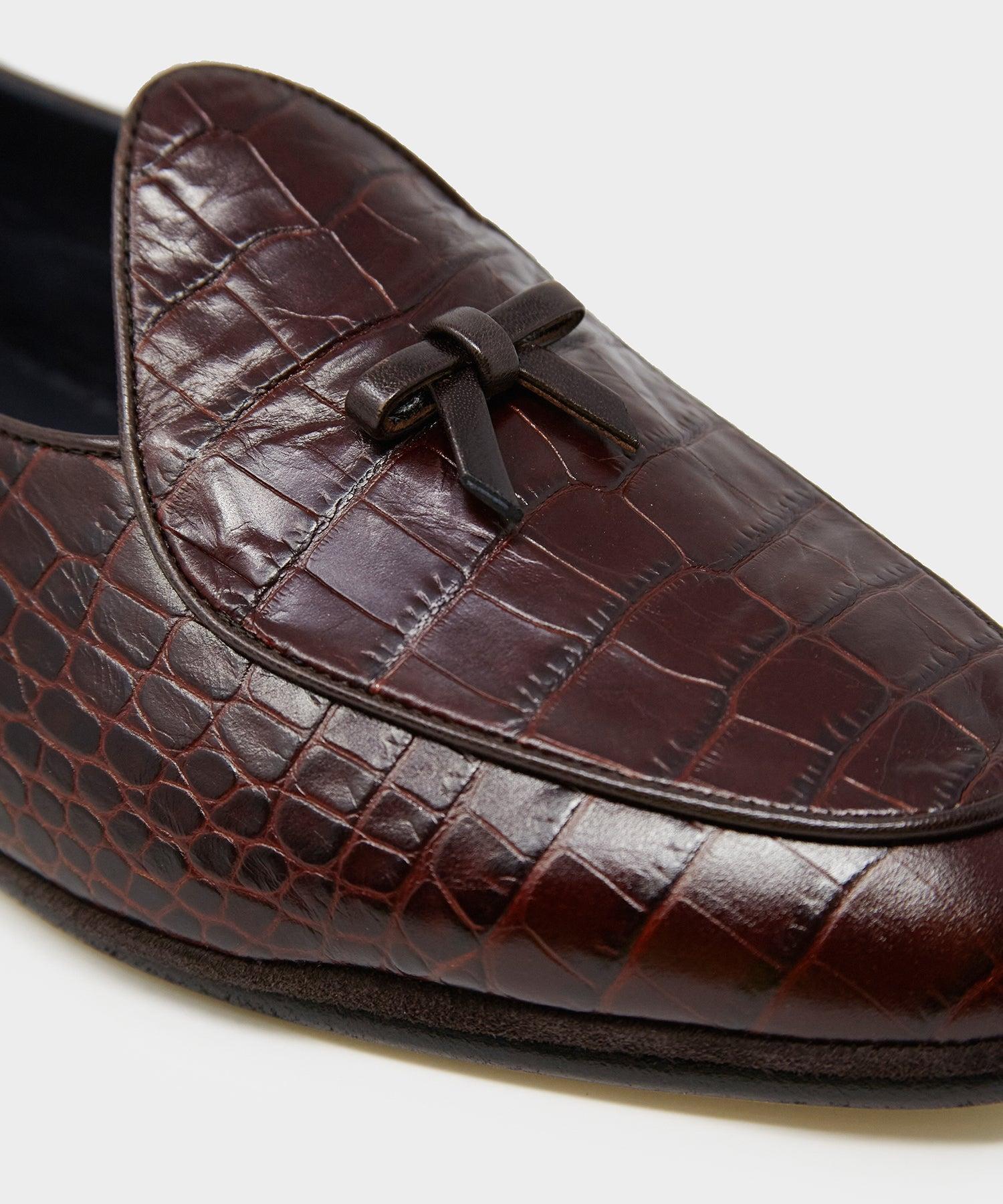Todd Snyder x Rubinacci Croc Marphy Loafer Product Image