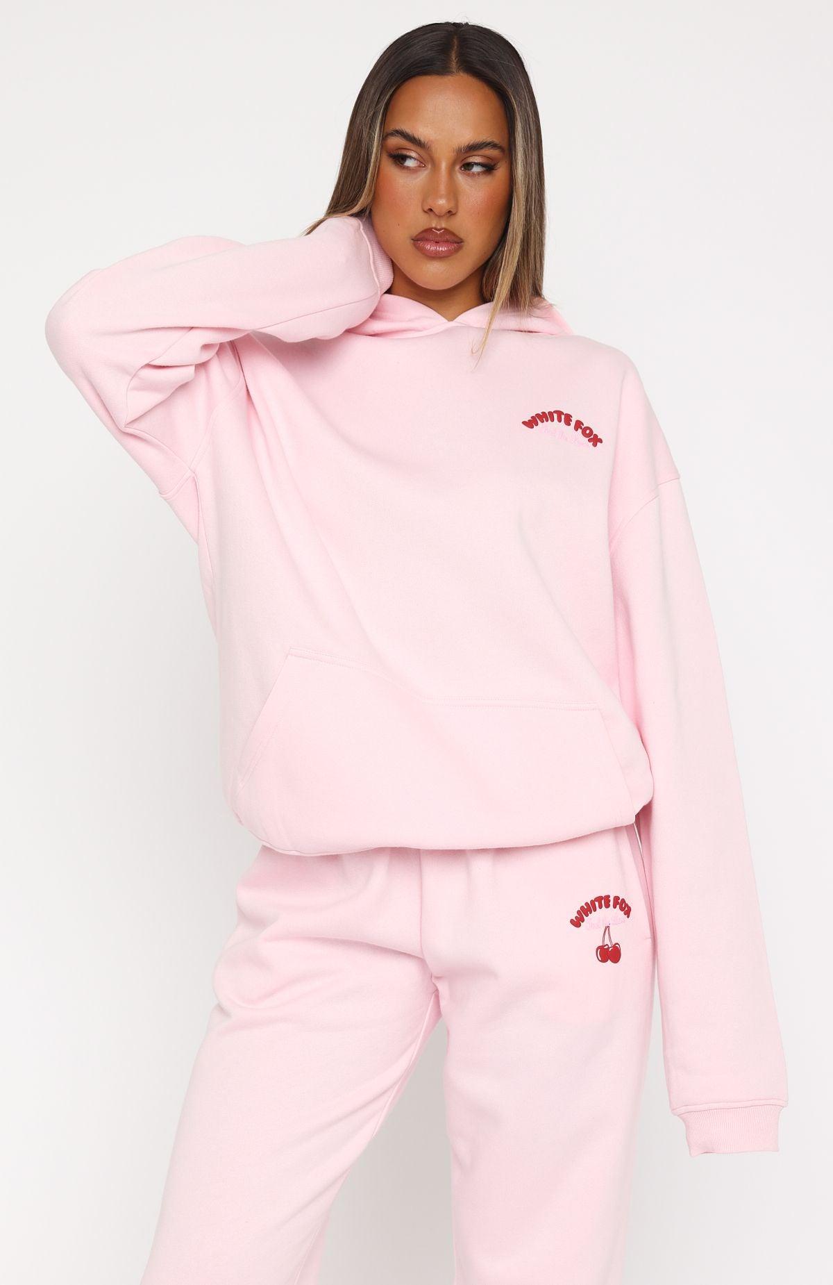 Love Me Tender Oversized Hoodie Pink Product Image
