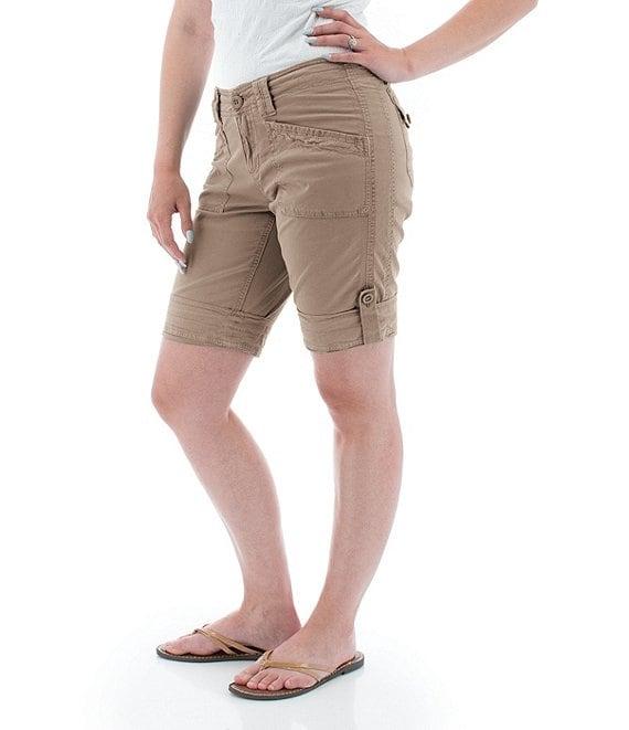 Aventura Arden V2 Organic Cotton Blend Twill Solid Bermuda Shorts Product Image