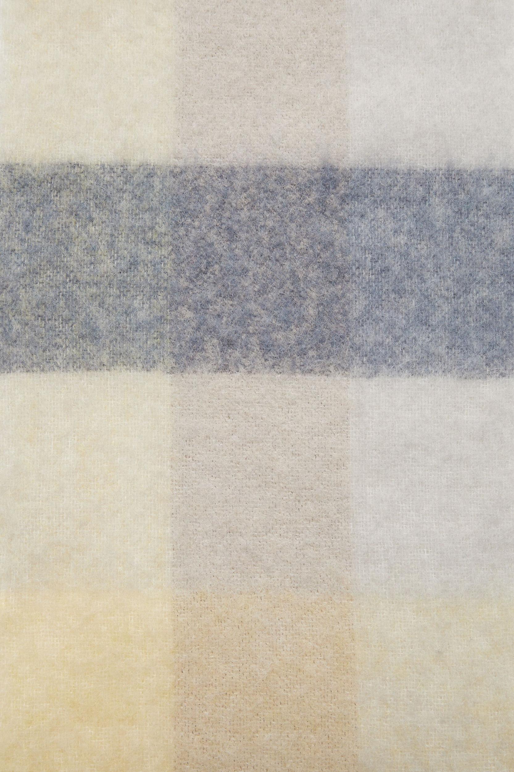 Mohair checked scarf Product Image