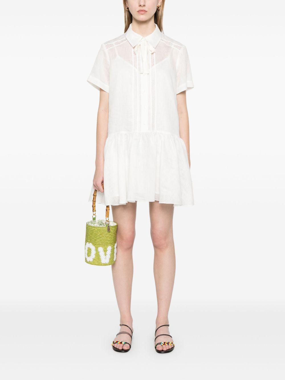 lace-detail mini dress Product Image