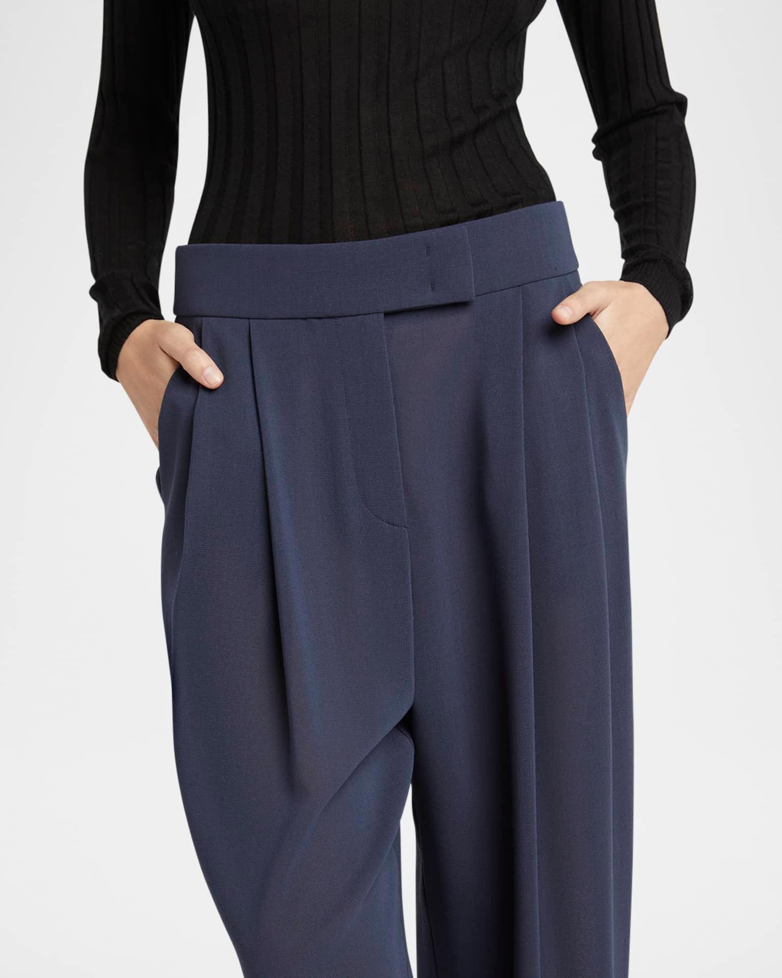 Straight-Leg Virgin Wool Trousers Product Image