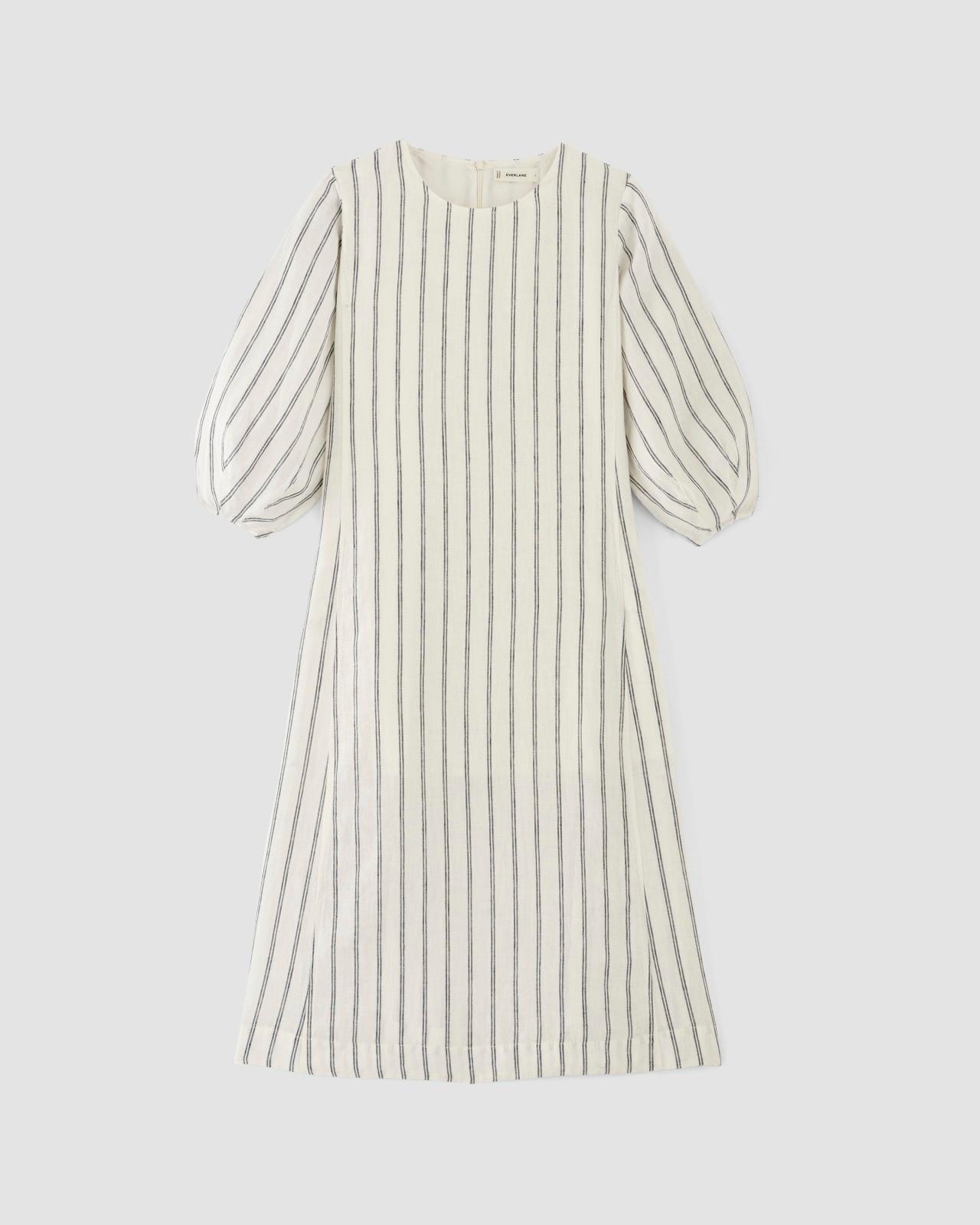The Linen A-Line Midi Dress Product Image