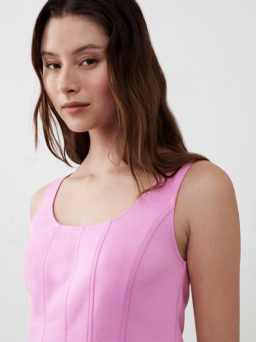 Soft Touch Scuba Corset Top Product Image