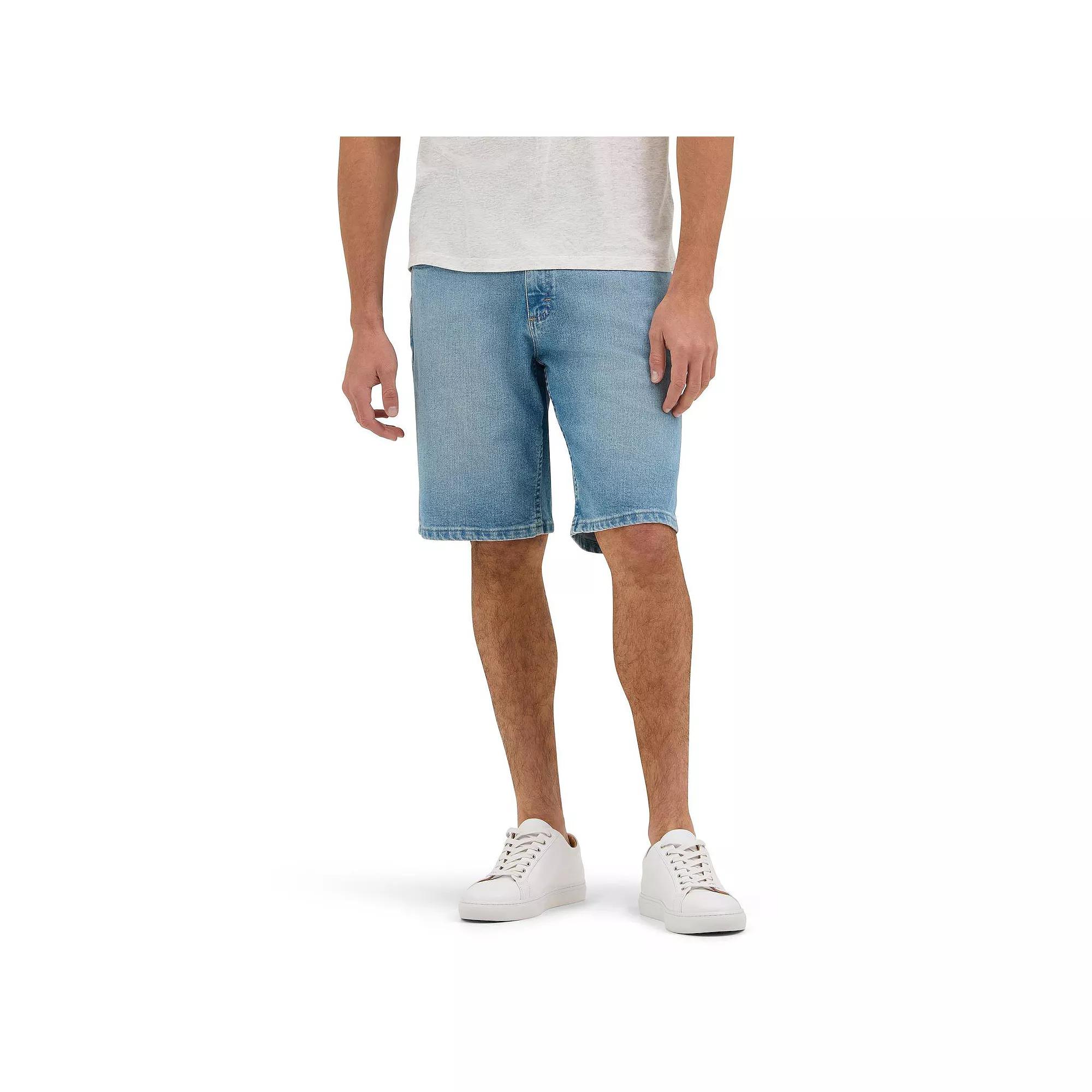 Men's Wrangler 10.5" Regular-Fit Jean Shorts, Size: 31, Ice Blue Product Image