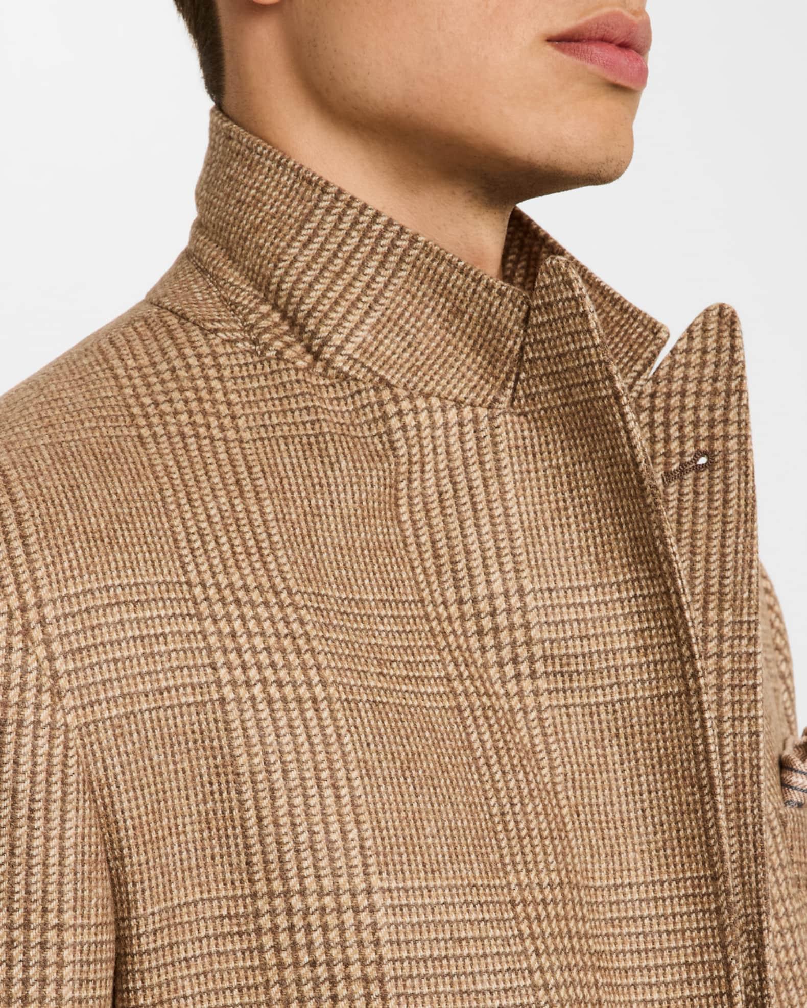 Men's Prince of Wales Single-Breasted Sport Coat Product Image