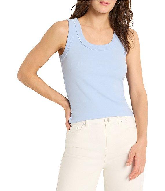 NIC + ZOE Perfect Knit Rib Scoop Neck Sleeveless Tank Product Image