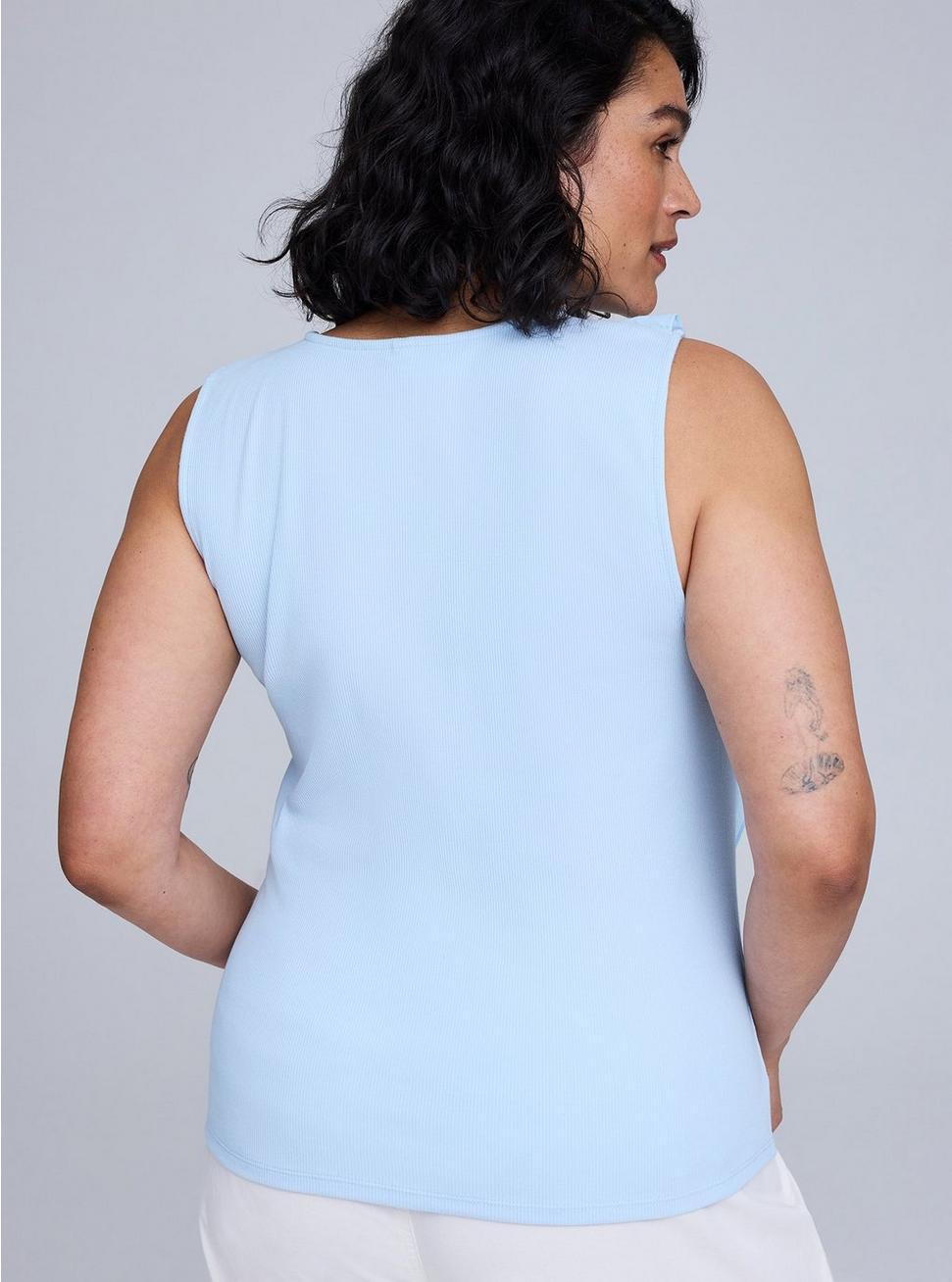 Belle Isle Eyelet Ruffle Tank Product Image