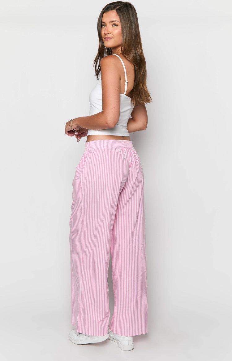 Mahalia Pink Stripe Pants Baby Product Image