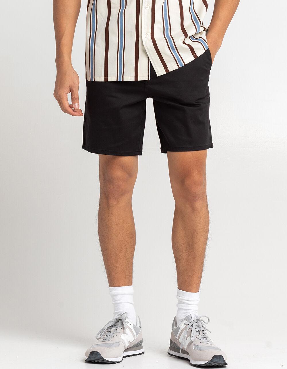 RSQ Mens Short 7" Chino Shorts - BLACK Product Image