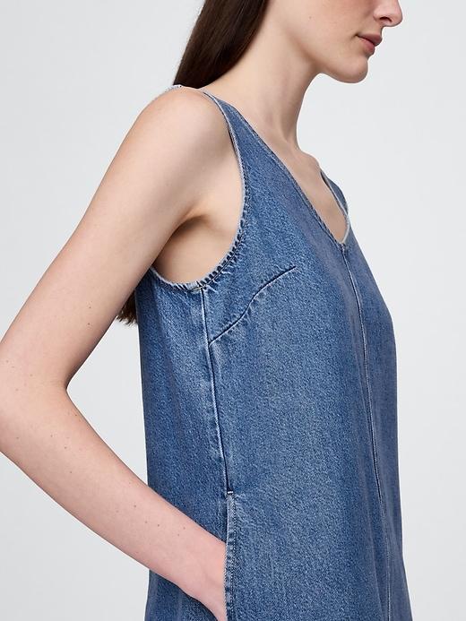 UltraSoft Denim Mini Dress Product Image