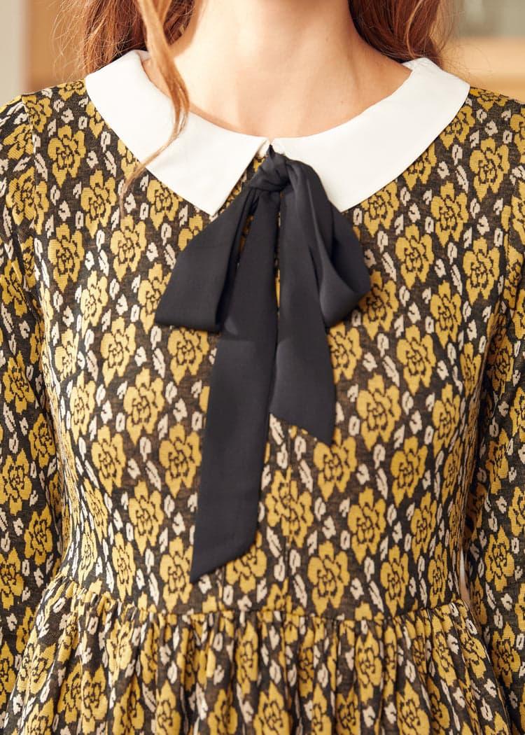 Nifty Fifties Flare Collar Dress Product Image