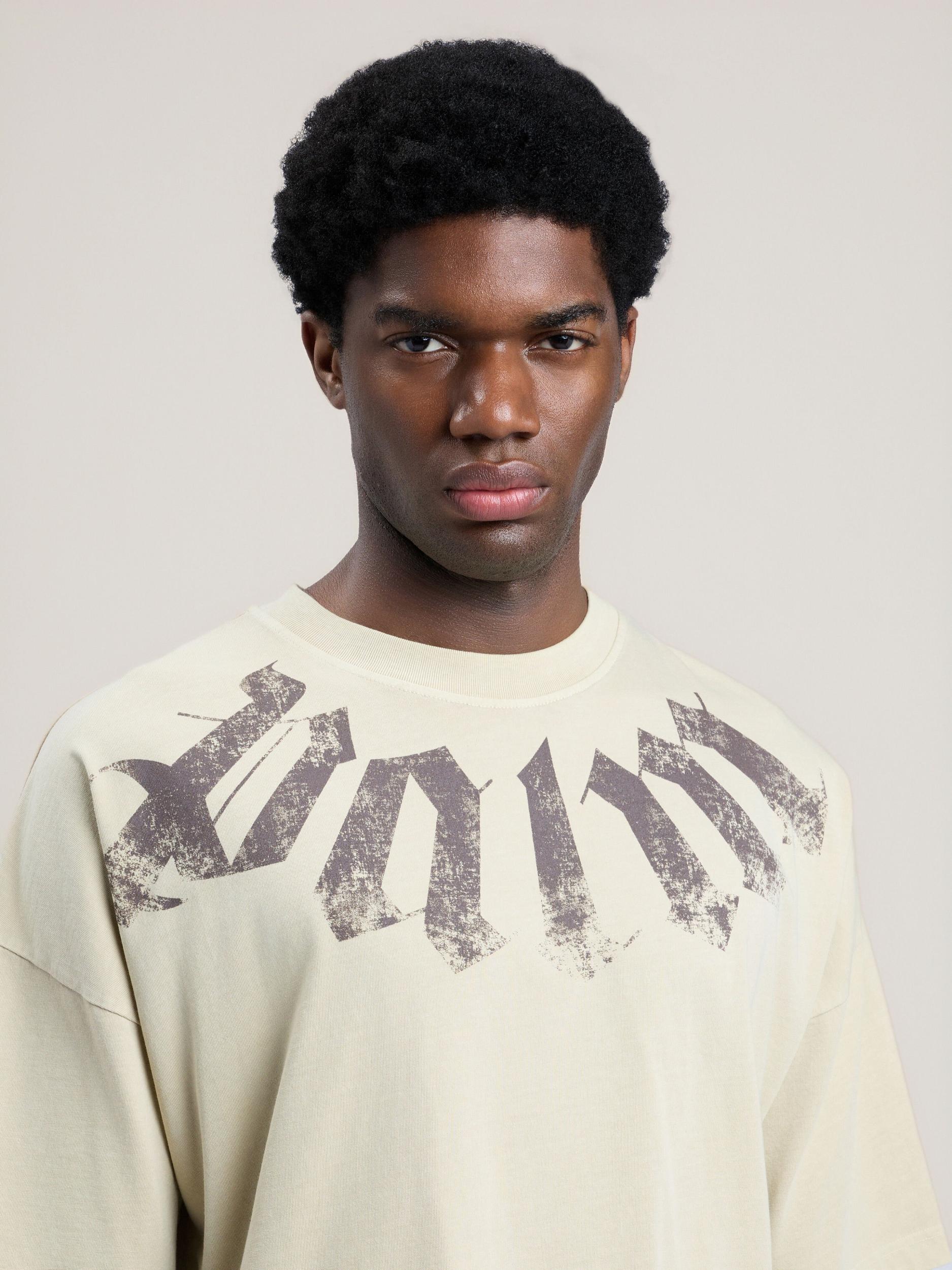 Big Neck Logo Loose T-Shirt Product Image
