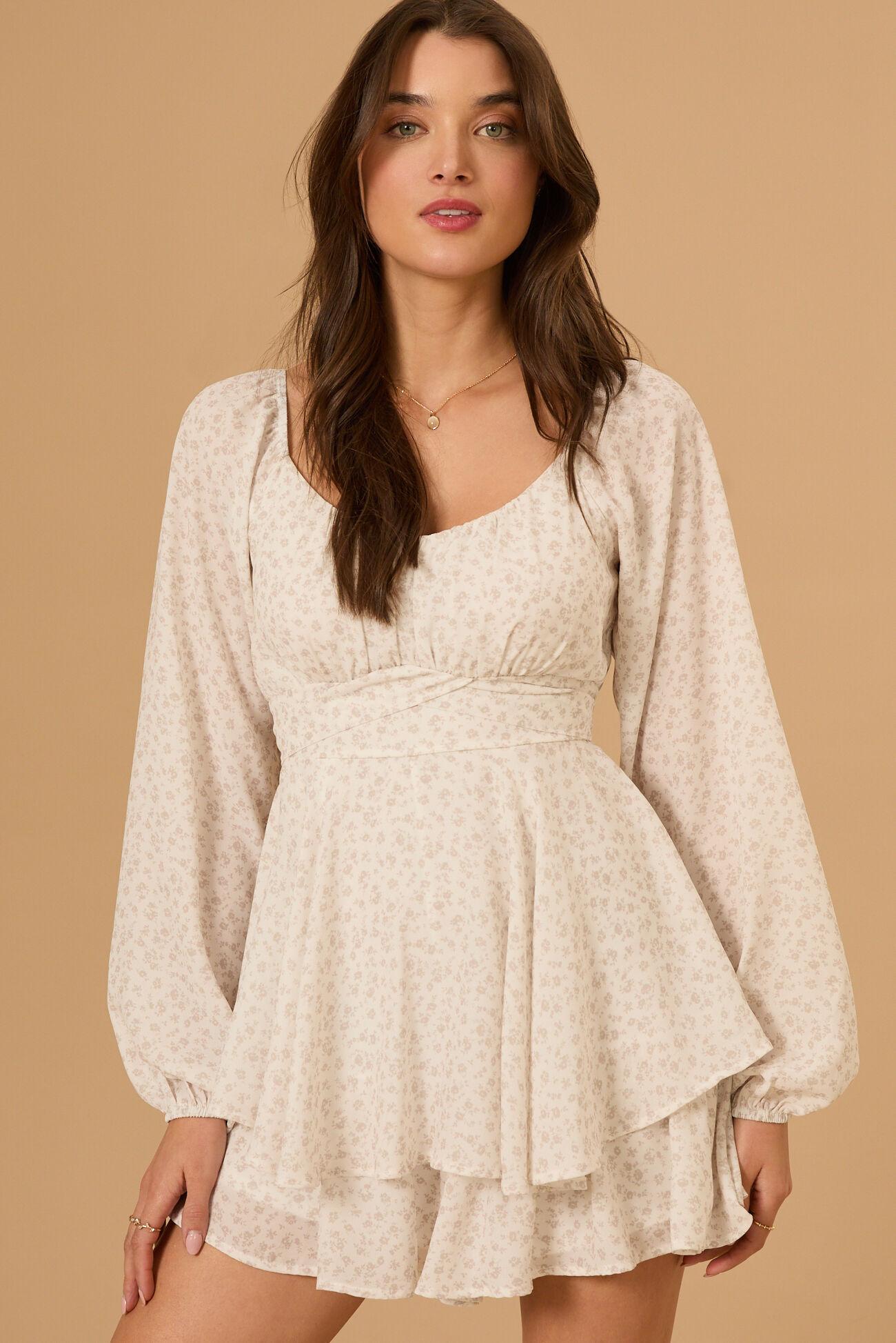 Lola Crossover Floral Romper Product Image