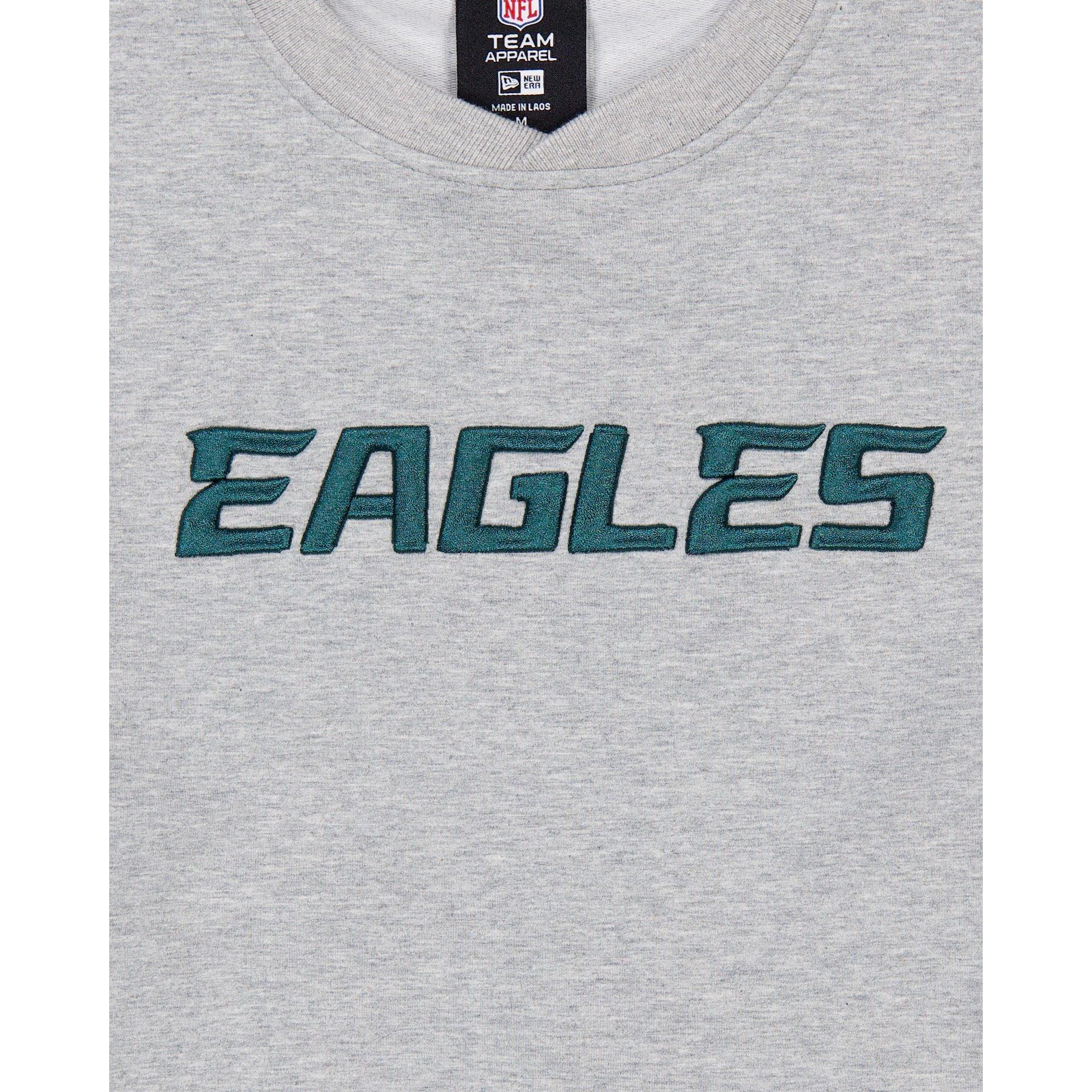 Philadelphia Eagles Gray Logo Select Crewneck Male Product Image