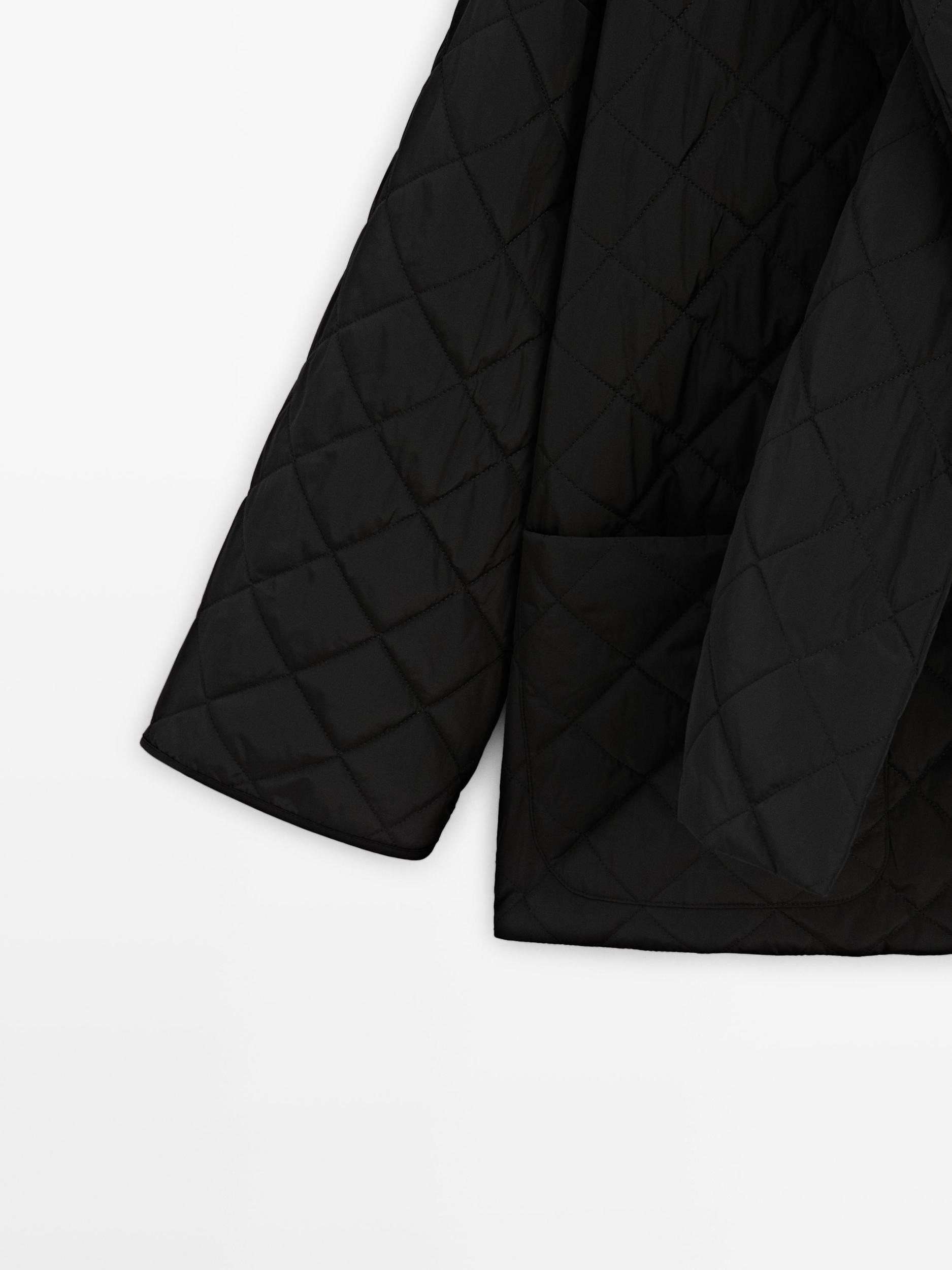 Lightweight jacket with scarf detail Product Image