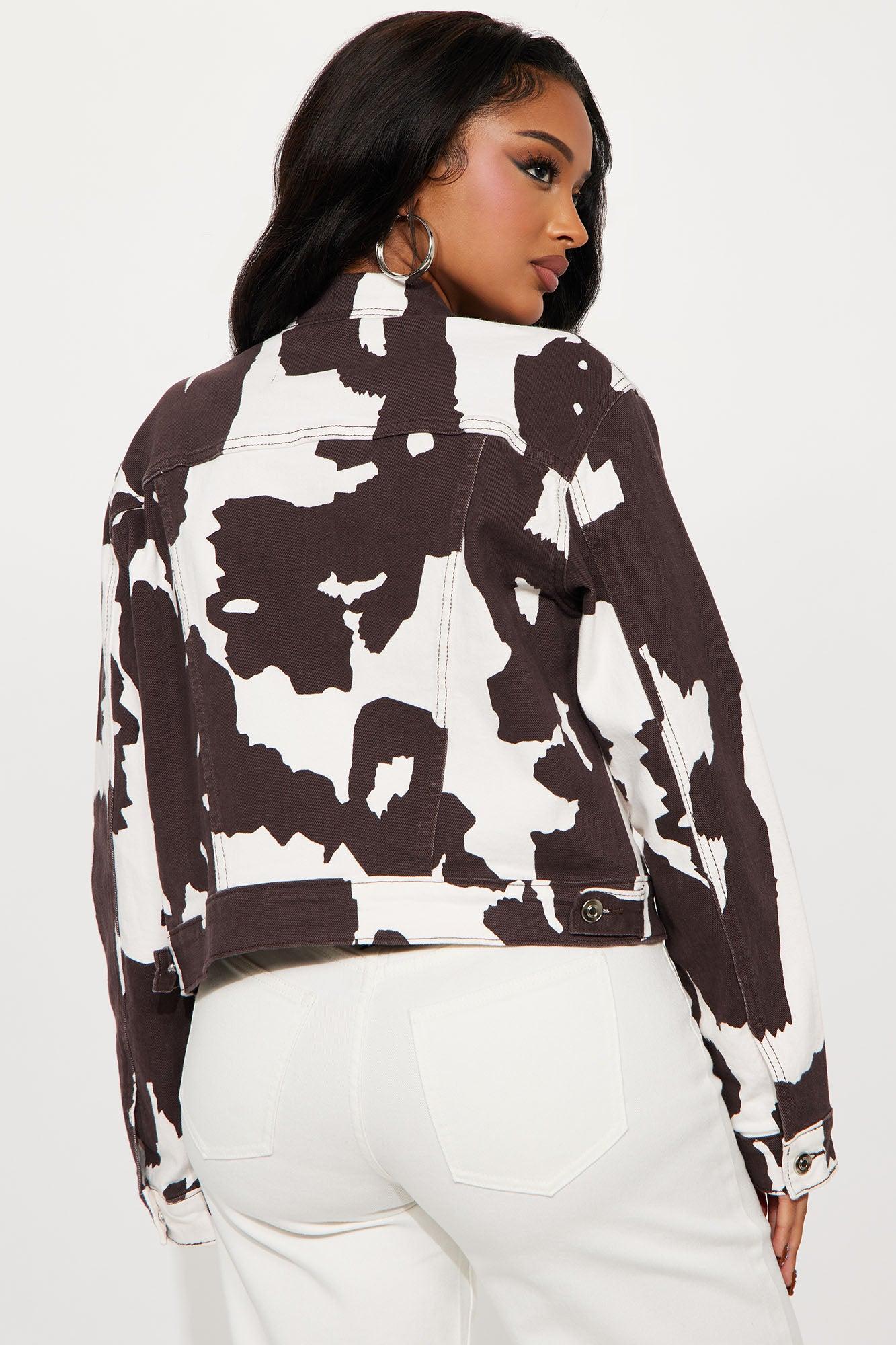 Montana Denim Jacket - Brown/combo Female Product Image