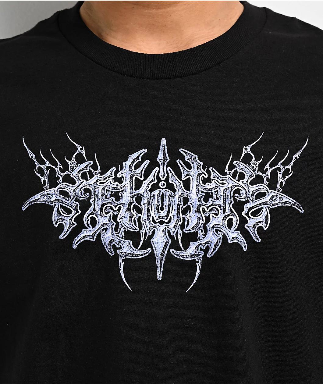 8THWNDR Cyberheaven Black T-Shirt Product Image