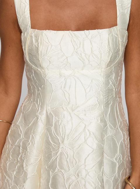 Eloquent Mini Dress Ivory Product Image
