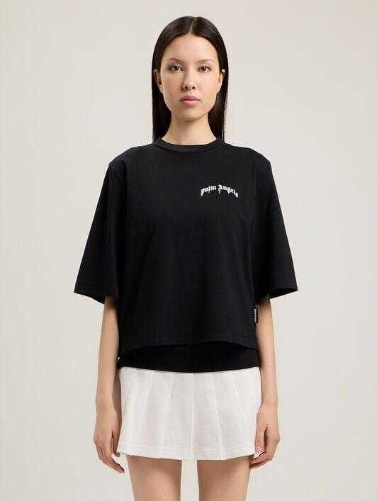 Mini Curved Logo Boxy T-Shirt Product Image