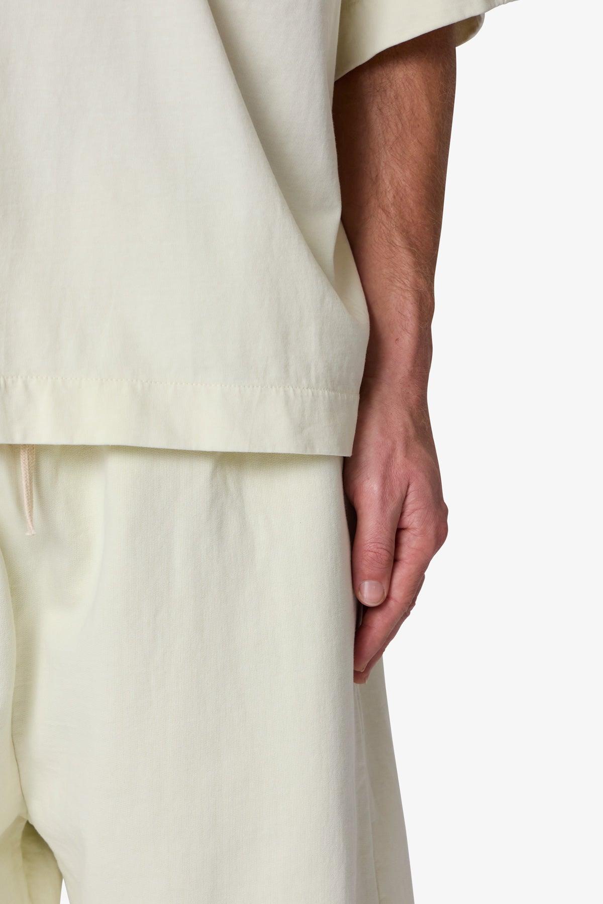 Paneled Hidden Pocket Tee - Off White Product Image