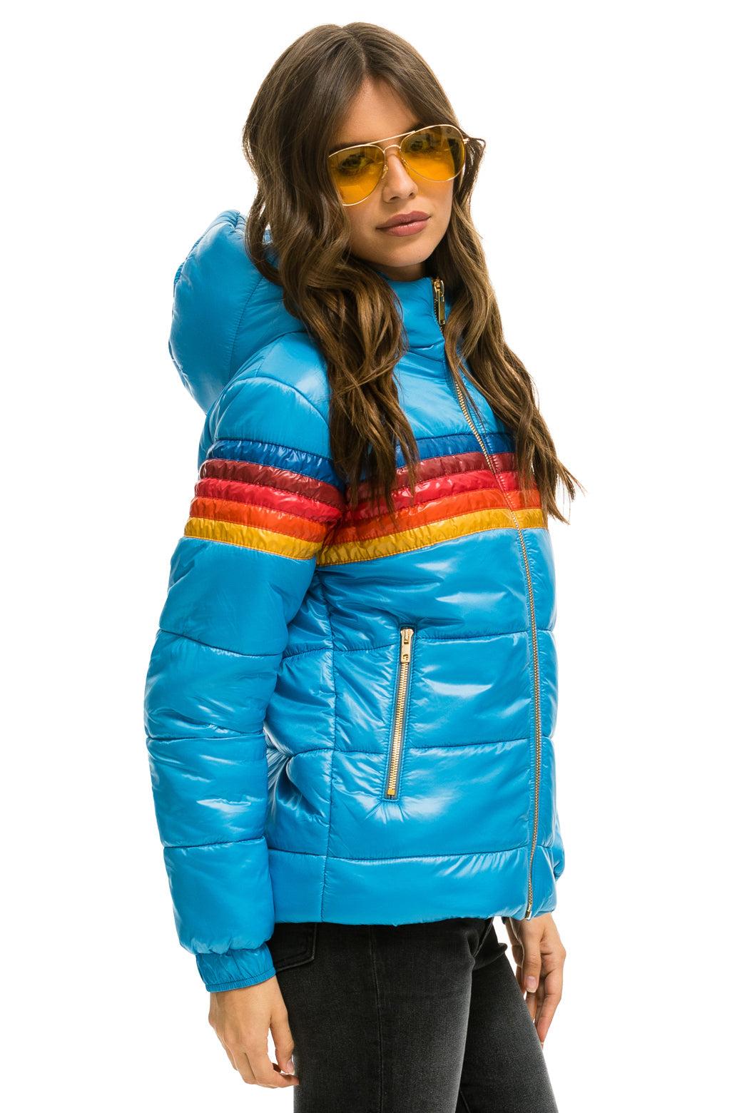 5 STRIPE TREKKER JACKET - GLOSSY OCEAN Female Product Image