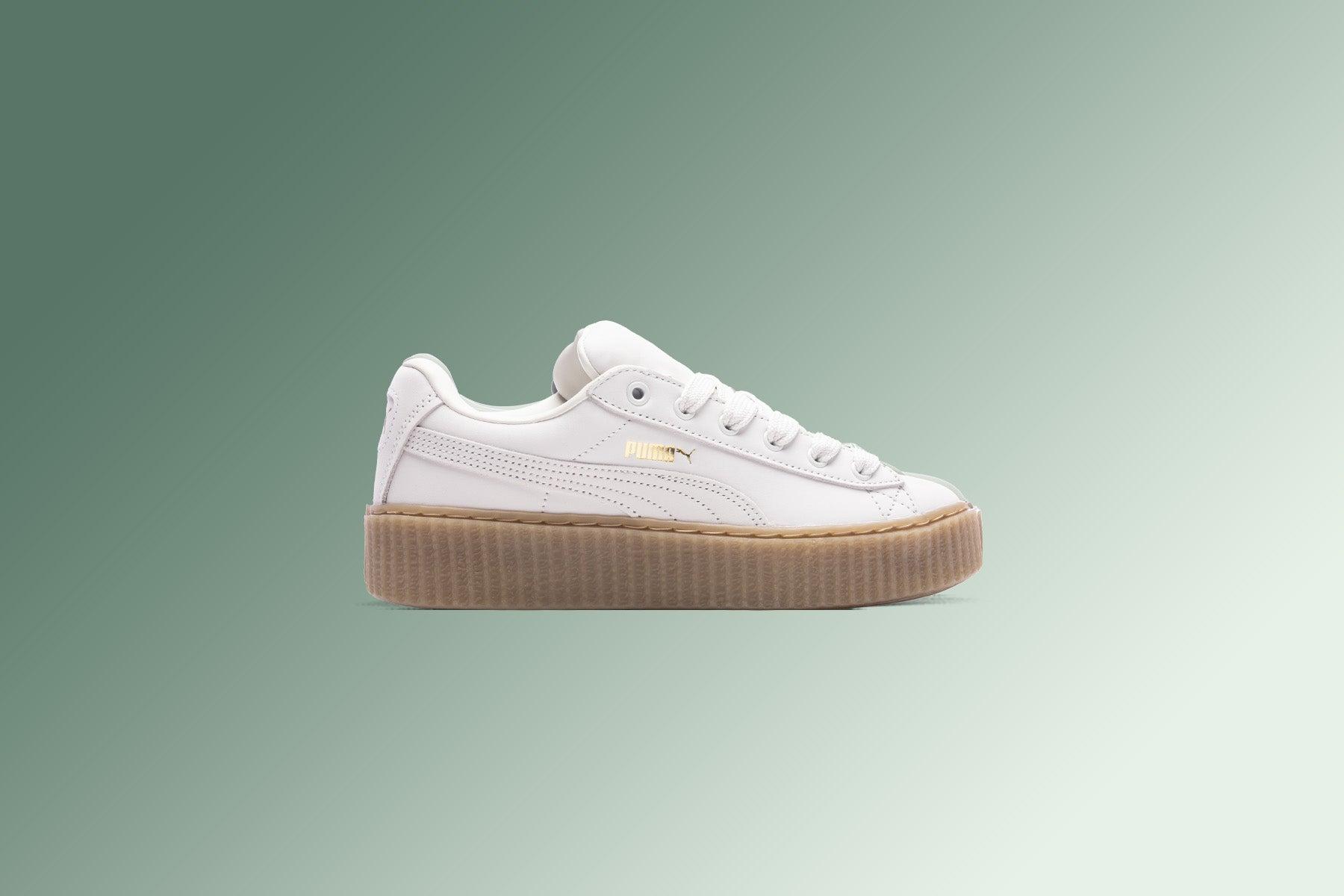 Puma x Fenty Women's Creeper Phatty Nubuck - Warm White Female Product Image