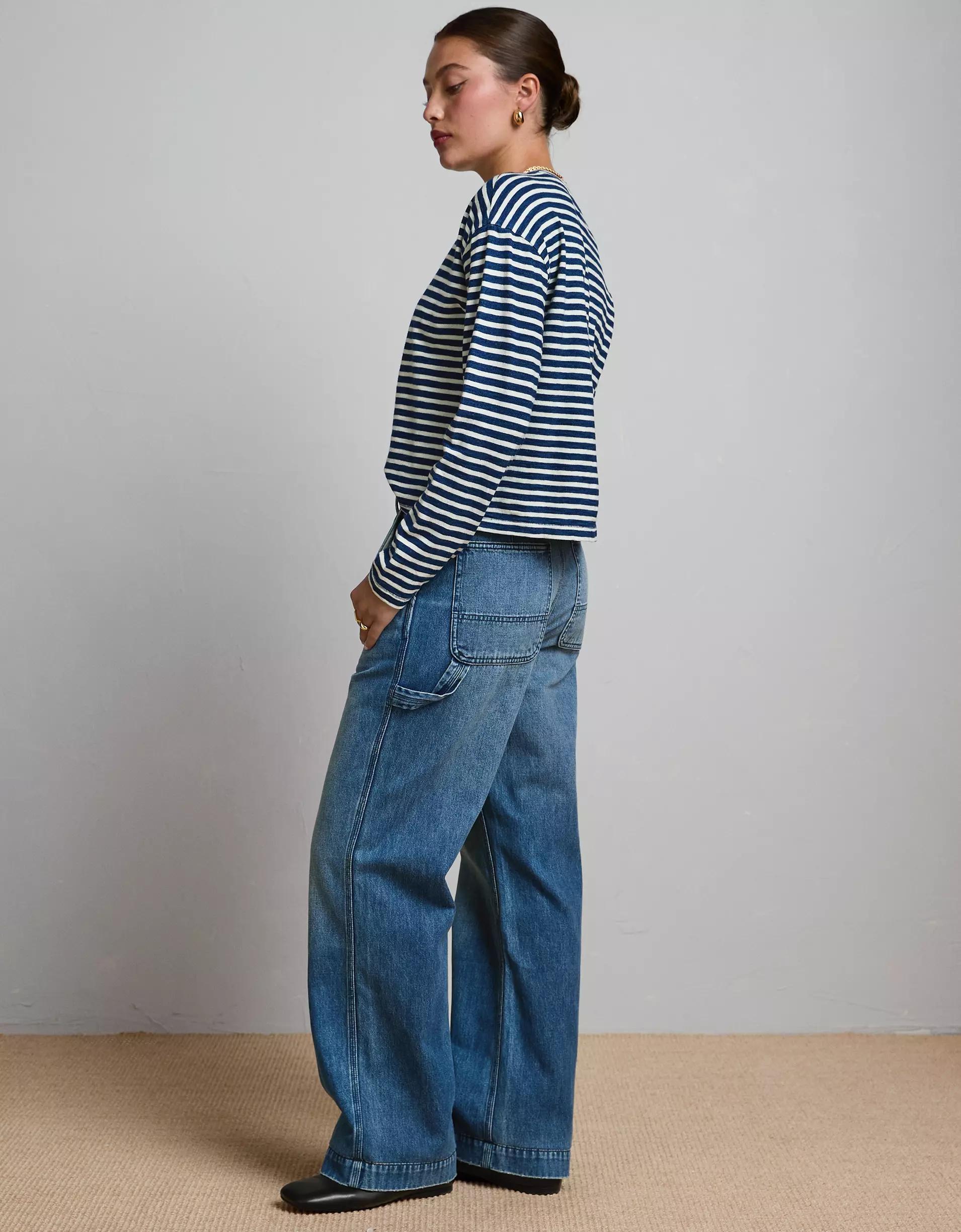 AE77 Premium Stovepipe Carpenter Jean Product Image