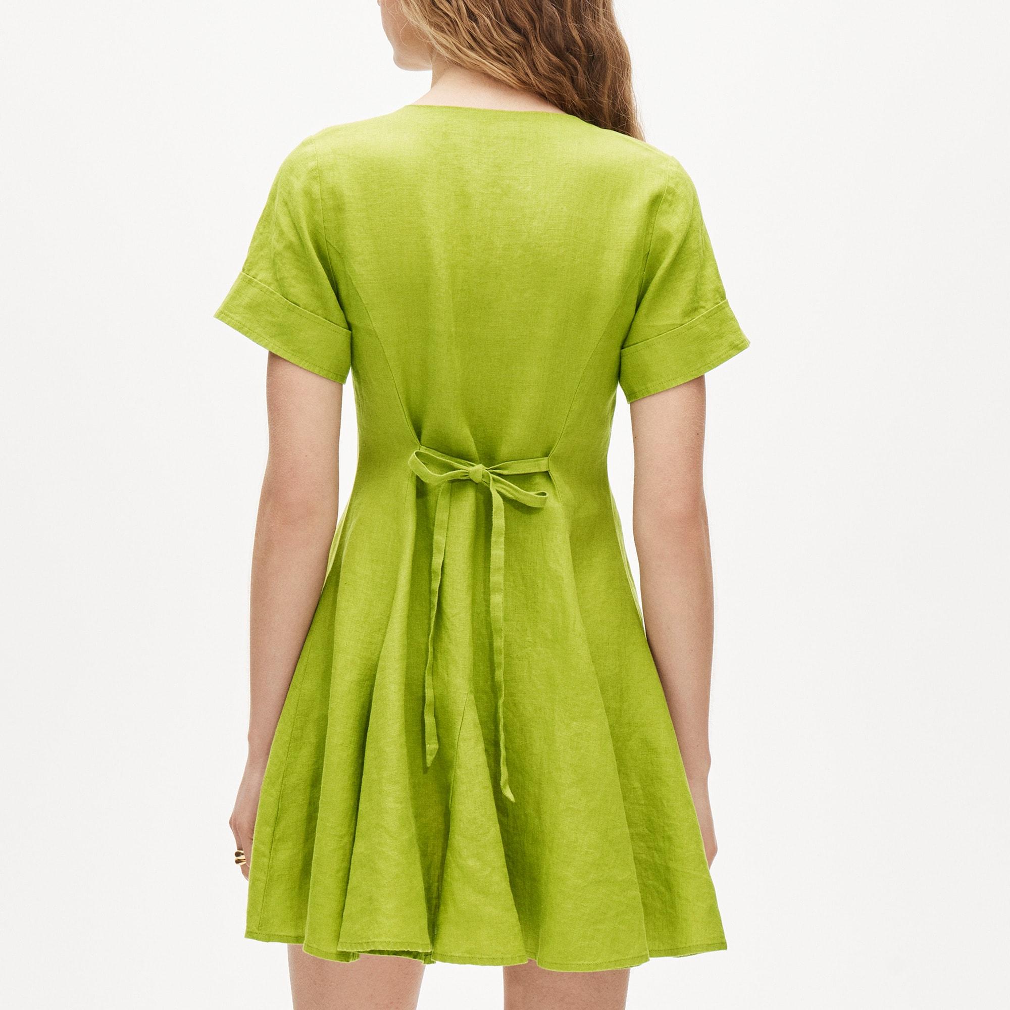Fleur mini dress in linen Product Image