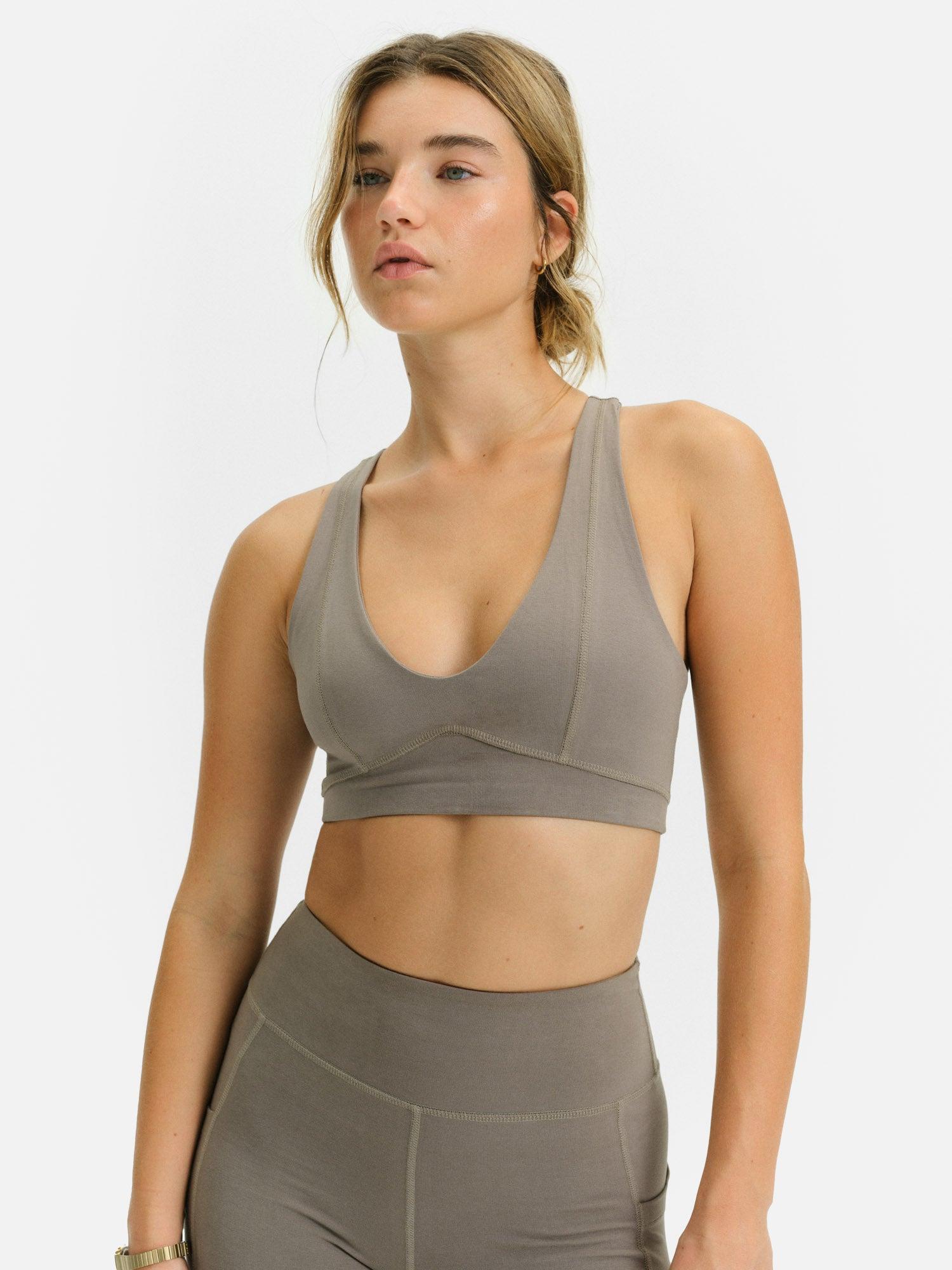Organic Stretch V-Neck Bra Female Product Image