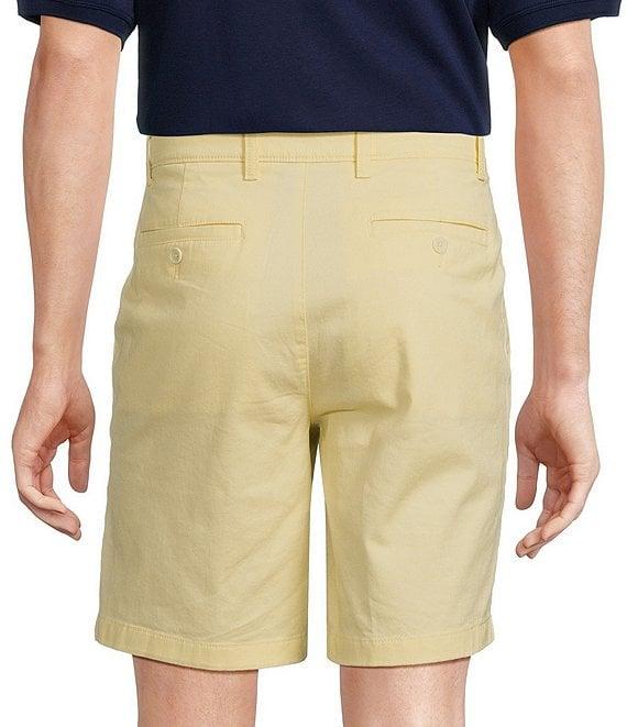 The Cloud Collection 9#double; Flat Front Washed Chino Shorts Product Image