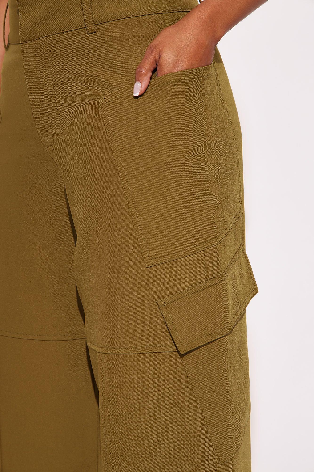 Vera Twill Cargo Jogger Pant 32″ - Olive Female Product Image