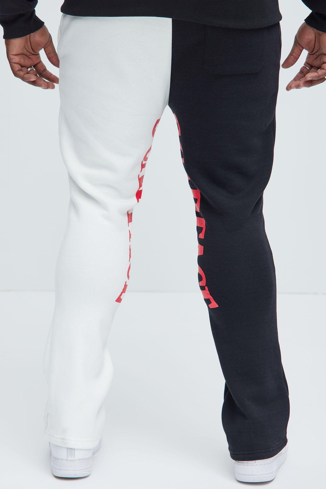 Scarface Say Hello Sweatpants - White/Black Product Image