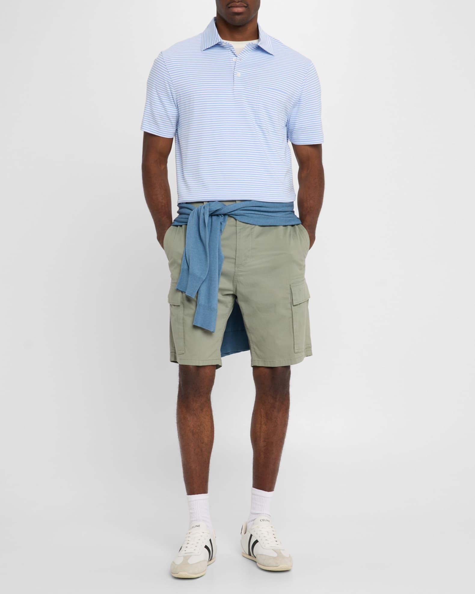 Mens Standard-Fit Lisle Polo Shirt Product Image