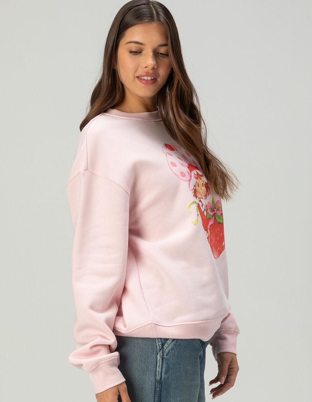 STAWBERRY SHORTCAKE Womens Crewneck Sweatshirt - PINK Product Image