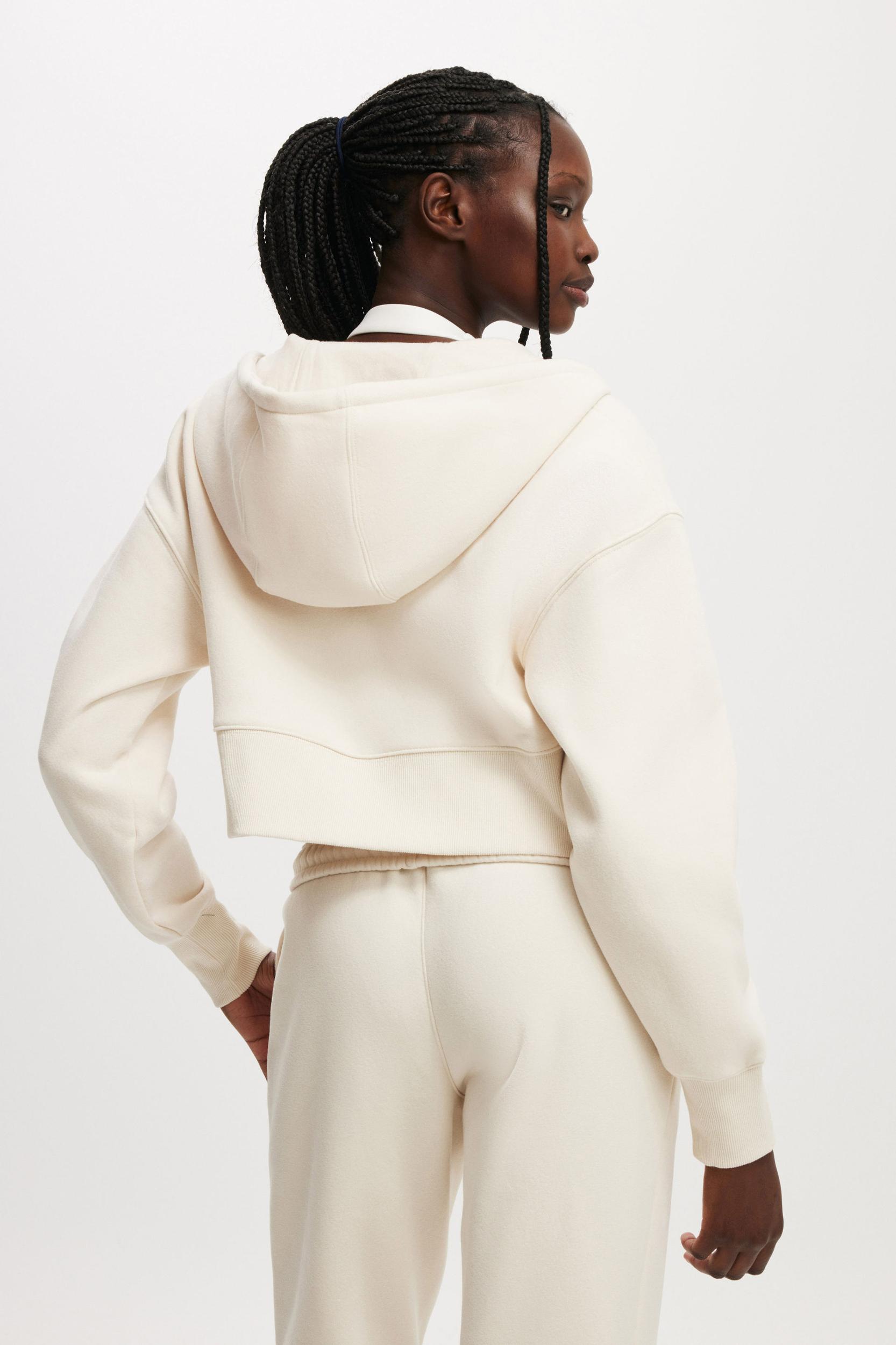 Plush Boxy Cropped Zip Through Product Image
