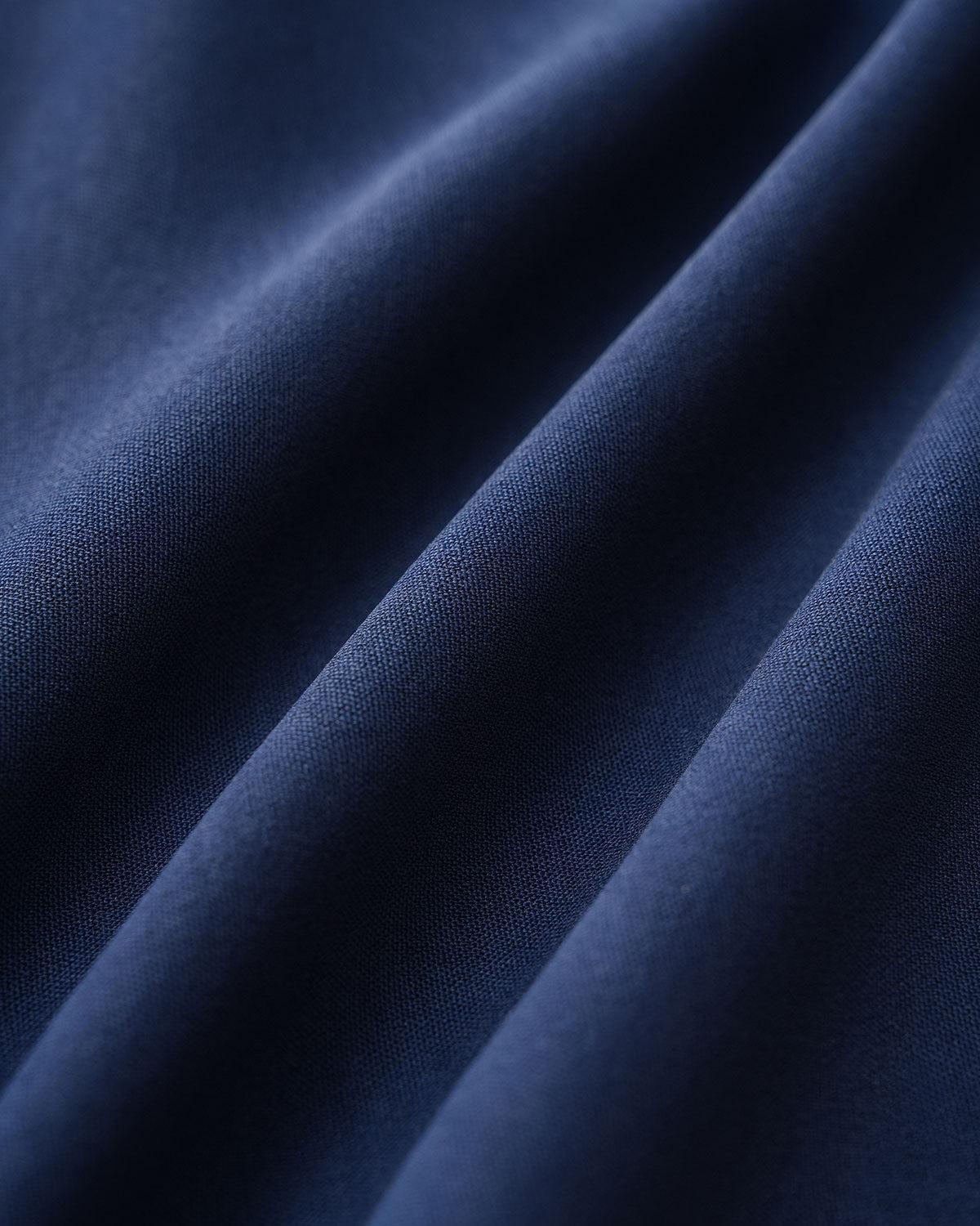 Blue Round Neck Short Sleeve Maxi Dress Product Image