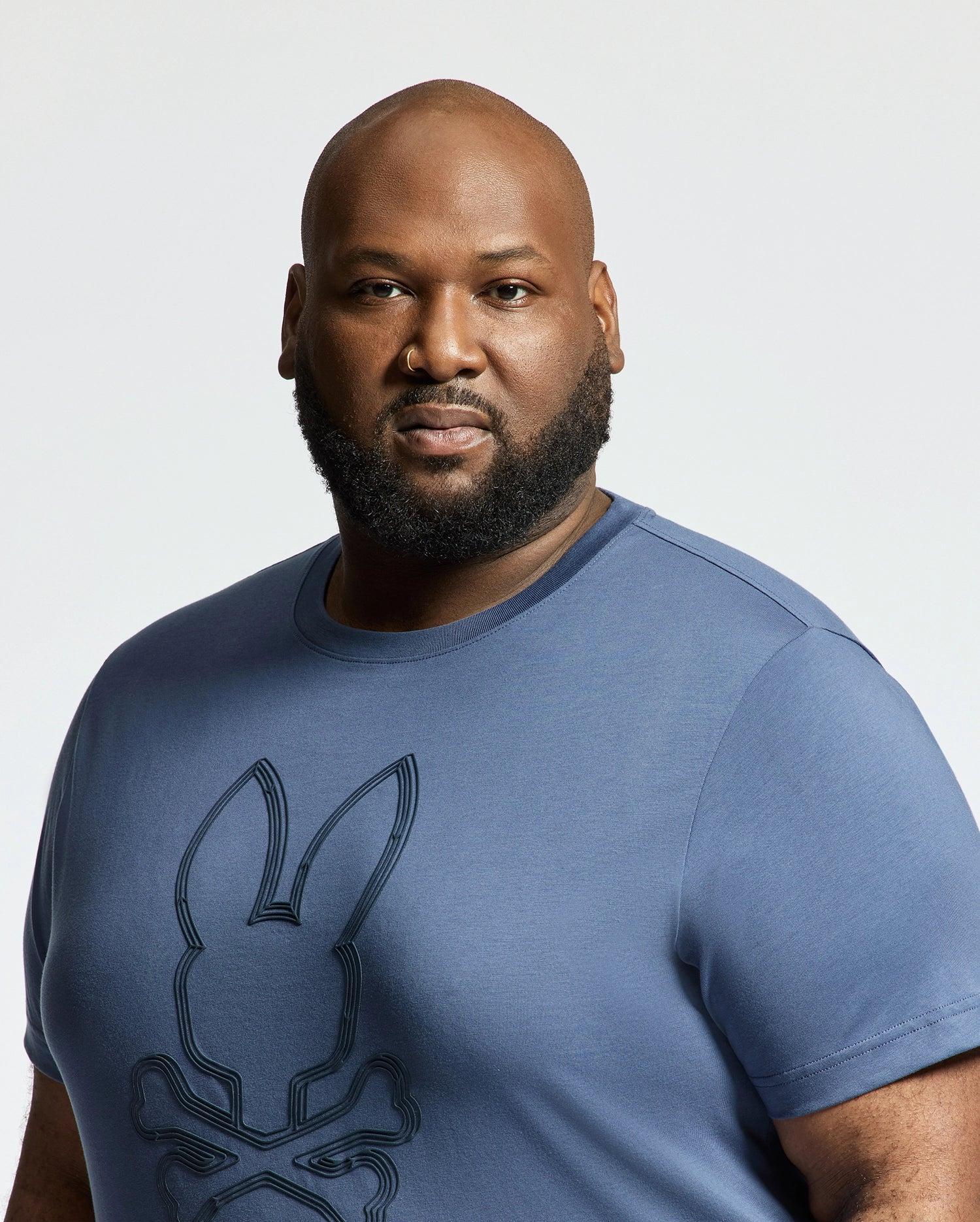 MENS BIG AND TALL MONARC FRONT BUNNY GRAPHIC TEE - B9U211E200 Product Image