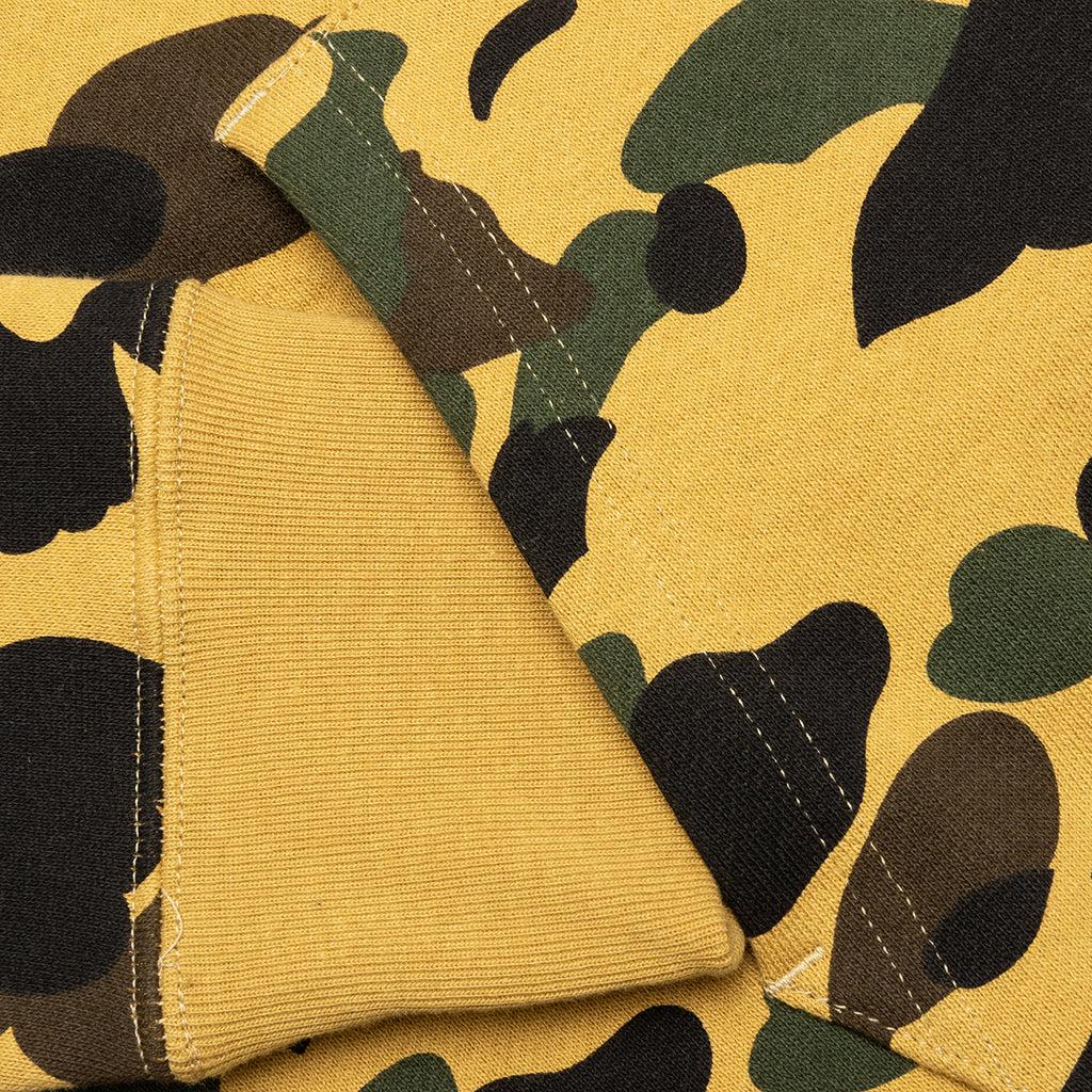 1st Camo 2nd Shark Full Zip Hoodie - Yellow Male Product Image