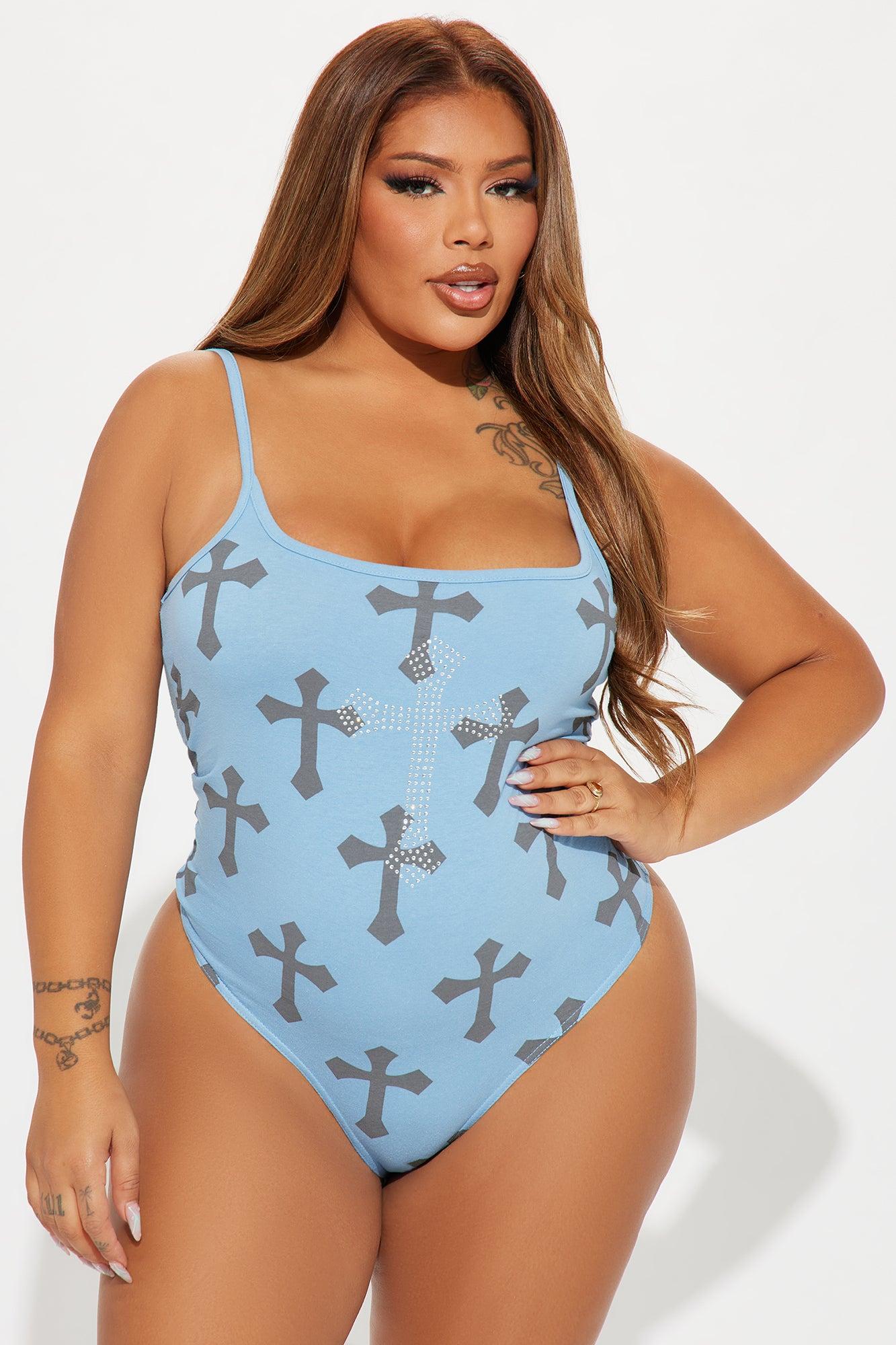 Double Crossing Short Set - Blue Product Image