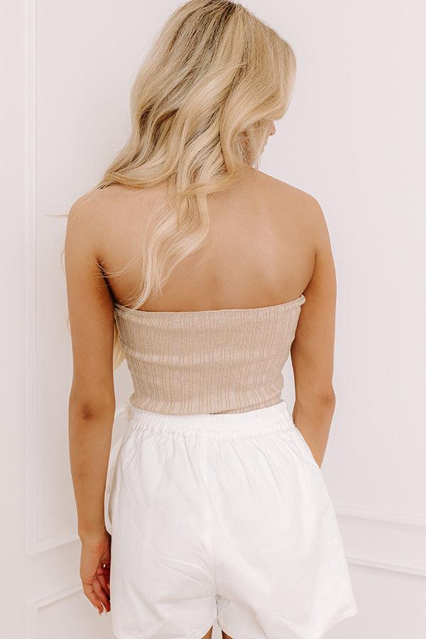 Always A Classic Knit Top in Iced Latte Product Image